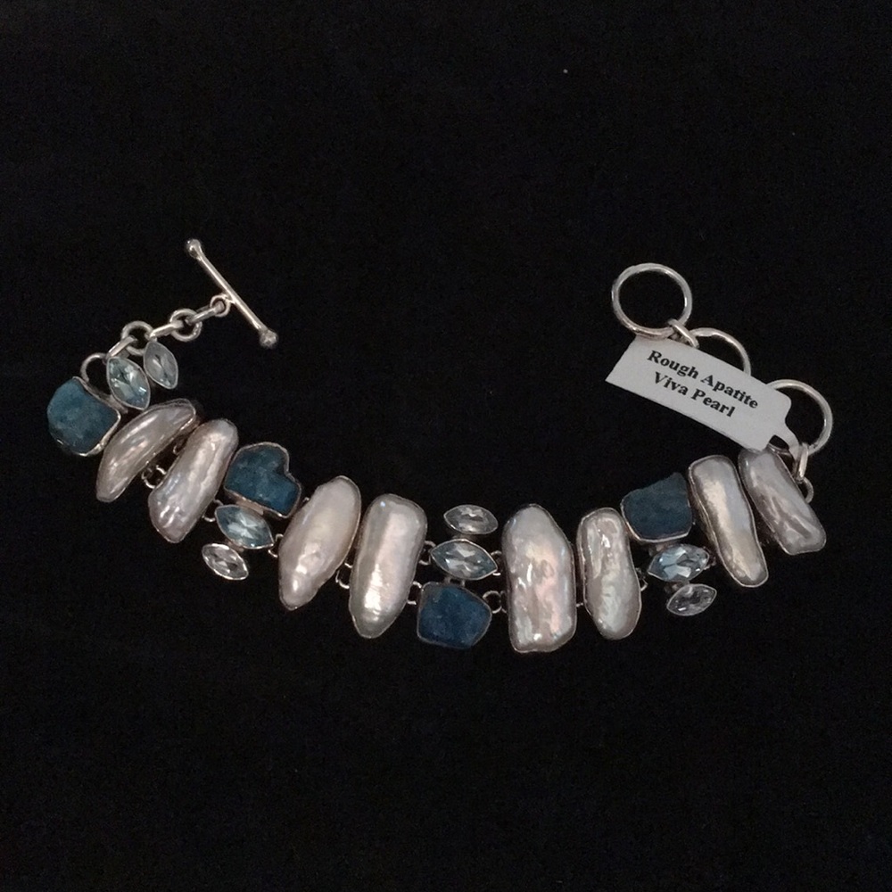 925 Sterling silver 8 inch adjustable bracelet,